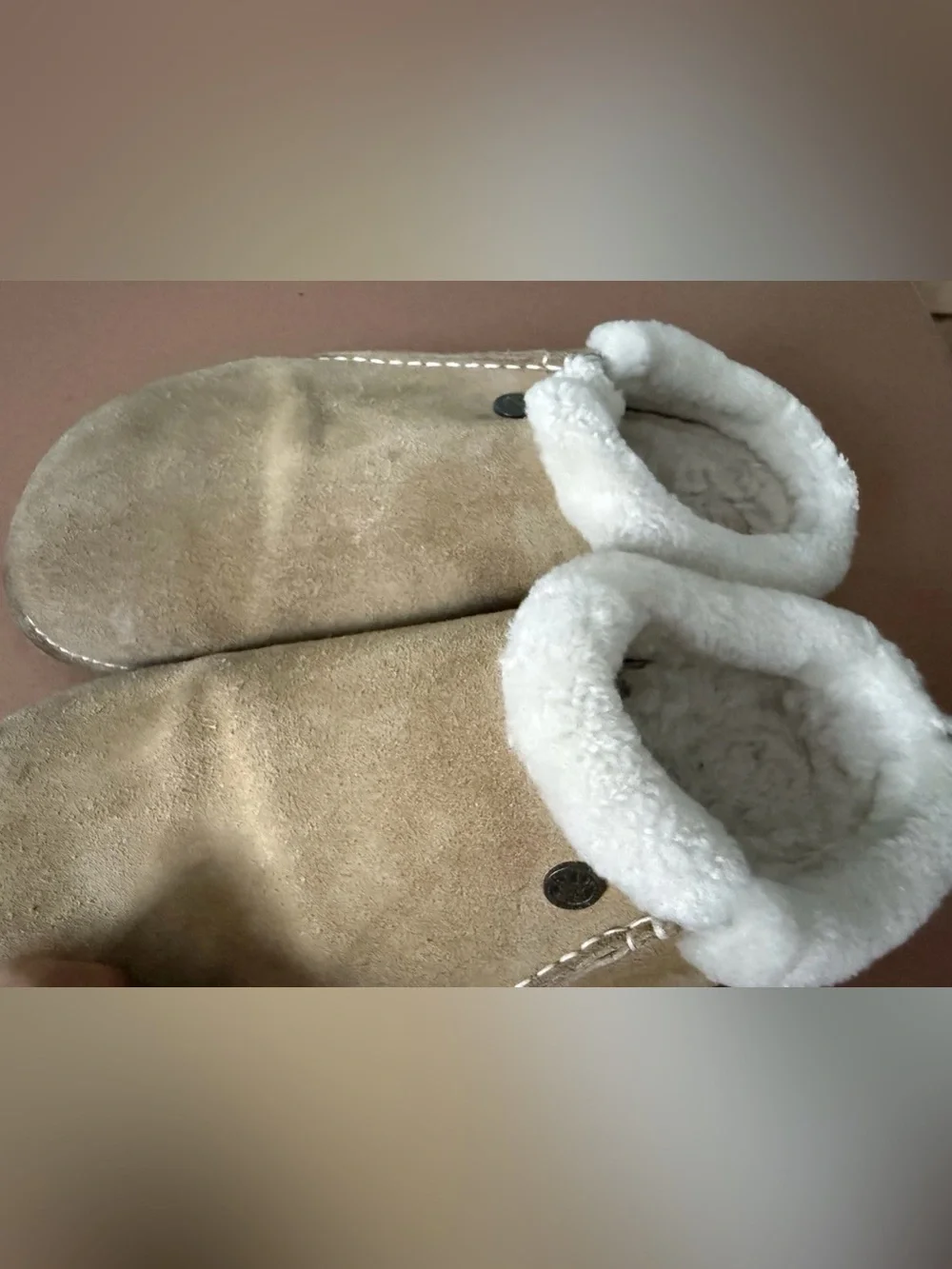 Birkenstock Zermatt Premium Clogs Slippers Shearling Size 42/ M9 /L11 Mink Suede